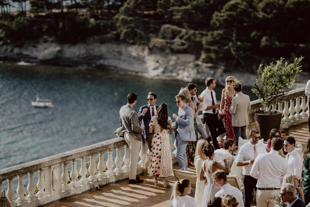 Cocktail de mariage au Domaine de Canaille à Cassis