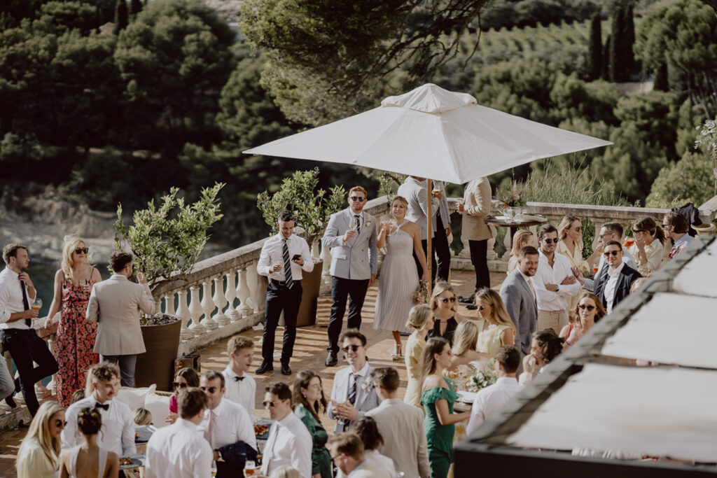 Cocktail de mariage Domaine Canaille, Cassis
