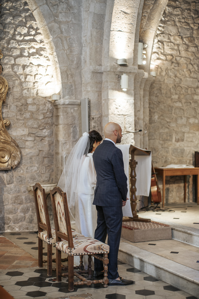 mariage à l'église de Gréoux les bains