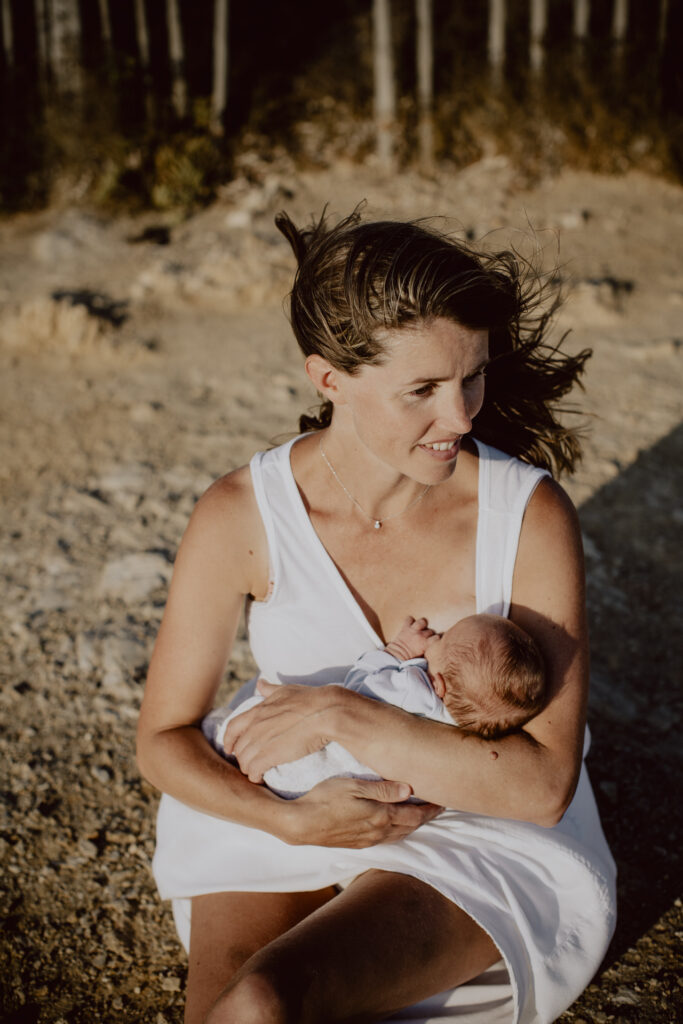 Photographe allaitement à la mer