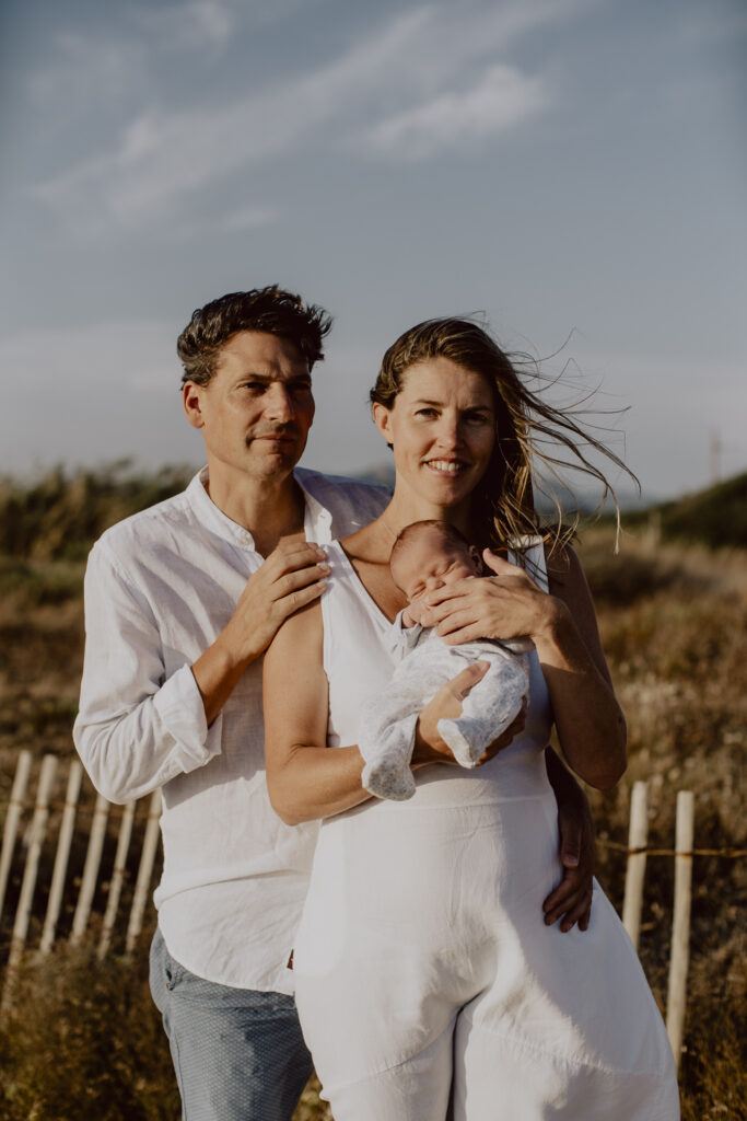 Photographe de famille à la mer